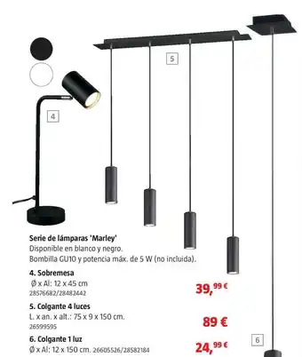 Bauhaus Serie De Lámpara 'marley' oferta