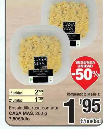SPAR Fragadis Ensaladilla Rusa Con Atún Casa Mas 260 g oferta
