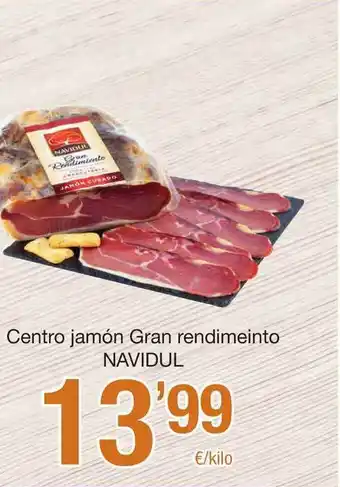 SPAR Fragadis Centro Jamón Gran Rendimeinto Navidul oferta