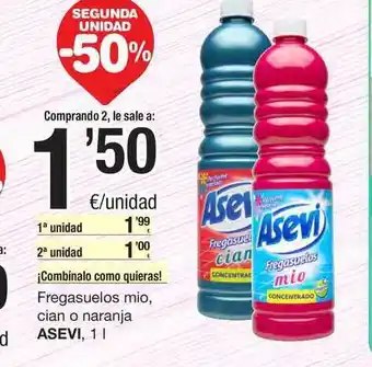 SPAR Fragadis Fregasuelos Mio Cian O Naranja Asevi oferta