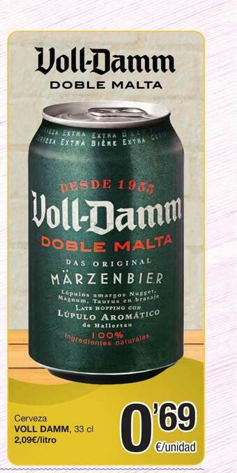 SPAR Fragadis Cerveza Voll Damm oferta
