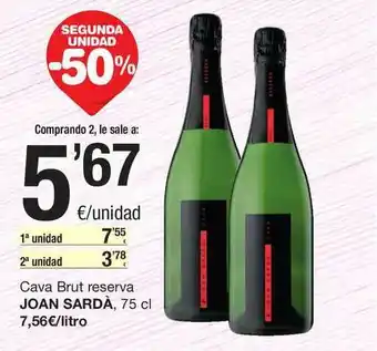SPAR Fragadis Cava Brut Reserva Joana Sarà oferta