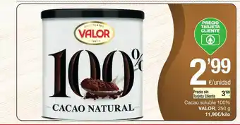 SPAR Fragadis Cacao Soluble 100% Valor oferta