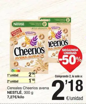 SPAR Fragadis Cereales Cheerios Avena Nestlé 300 g` oferta