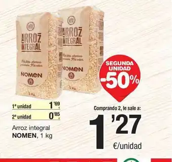 SPAR Fragadis Arroz Integral Nomen oferta