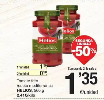 SPAR Fragadis Tomate Frito Receta Mediterránea Helios oferta