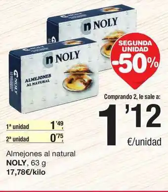 SPAR Fragadis Almejones Al Natural Noly oferta