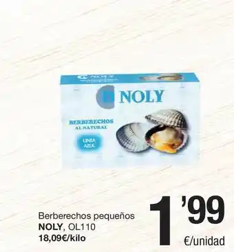 SPAR Fragadis Berberechos Pequeños Noly Ol110 oferta