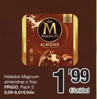 SPAR Fragadis Helados Magnum Almendras O Frac Frigo oferta
