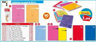 Carlin Cuadernos Con Papel De 90grs. Pac Sa oferta
