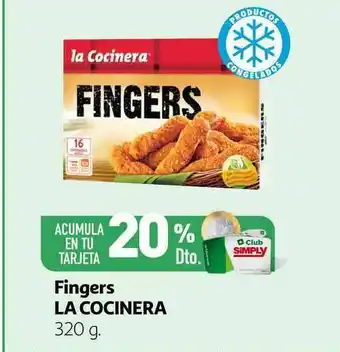 Alcampo Fingers La Cocinera 320 g oferta