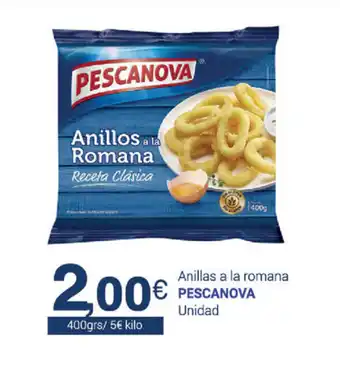 Supermercados Plaza Pescanova Anillas a la romana Unidad 400grs oferta