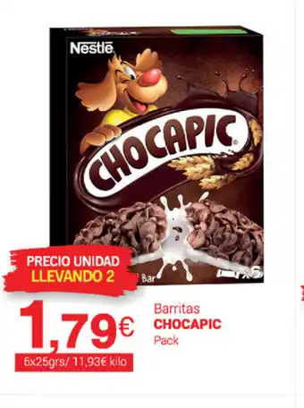 Supermercados Plaza Chocapic Barritas Pack 6x25grs. oferta