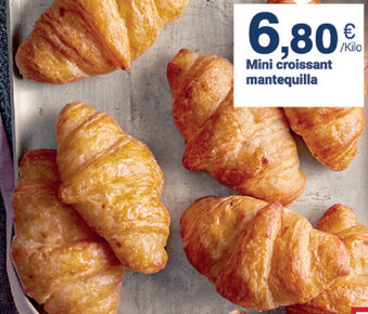 Supermercados Plaza Mini croissant mantequilla oferta