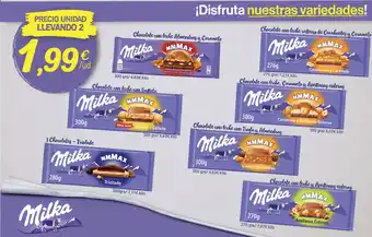Supermercados Plaza Milka Disfruta nuestra variedades oferta