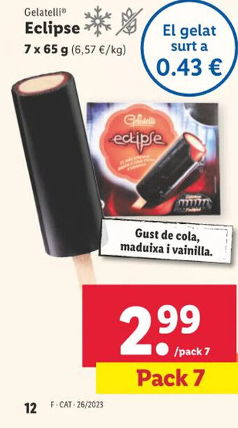 Lidl Gelatelli Eclipse oferta