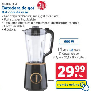 Lidl SILVERCREST Batedora de got oferta