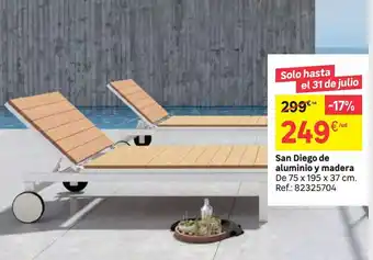 Leroy Merlin San diego de aluminio y madera oferta