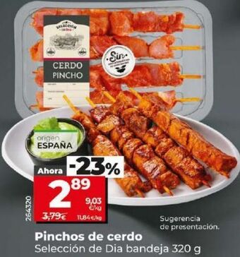 Dia Pinchos de cerdo oferta