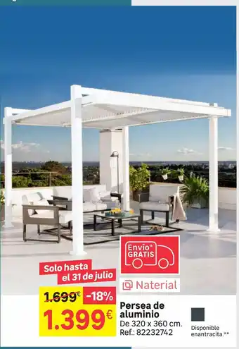 Leroy Merlin Persea de aluminio oferta