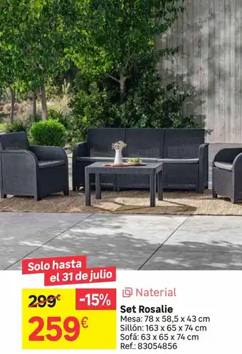 Leroy Merlin Set rosalie oferta