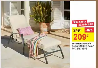 Leroy Merlin Turin de aluminio oferta