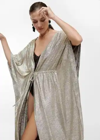 Lola Casademunt Kaftan baño gold oferta