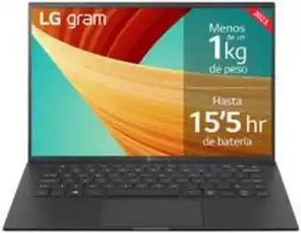 Mi electro Ordenador portátil lg gram 14zb90r-g.aa75b14, intel i7-1360p (13gen), 16/512gb, w11h, 0.999kg14, intel i7-1360p (13gen), 16/5 oferta