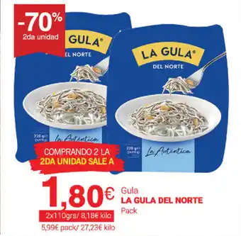 Supermercados Plaza La Gula Del Norte Gula Pack 2x110grs oferta