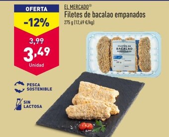 ALDI EL MERCADOⓇ Filetes de bacalao empanados oferta