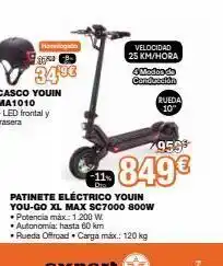 Patinete eléctrico rueda