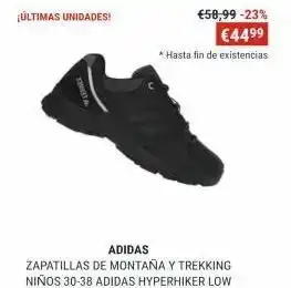 Decathlon ¡últimas unidades! trista €50,99 -23% €4499 *hasta fin de existencias adidas zapatillas de montaña y trekking niños 30- oferta