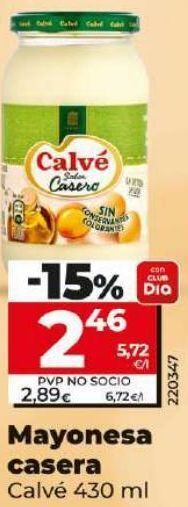 Dia Mayonesa calvé oferta