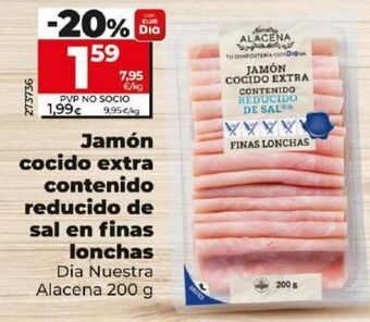 Dia Jamón cocido extra dia oferta