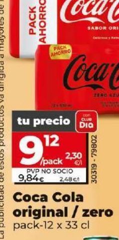 Dia Coca-cola coca-cola oferta