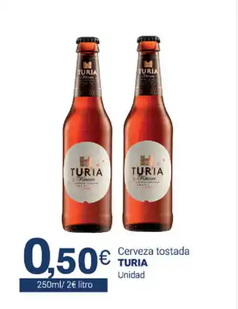 Supermercados Plaza Turia Cerveza tostada Unidad 250ml oferta