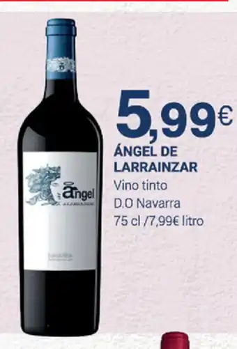 Supermercados Plaza Ángel de Larrainzar Vino tinto D.O Navarra 75 cl oferta