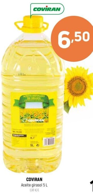 Coviran COVIRAN Aceite girasol 5 L oferta
