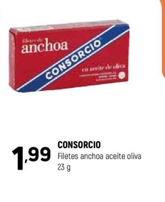 Coviran CONSORCIO Filetes anchoa aceite oliva 23 g oferta