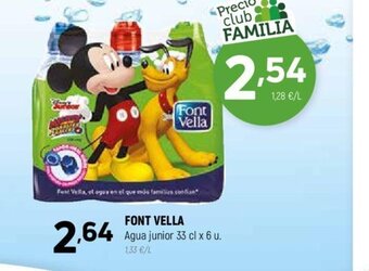 Coviran FONT VELLA Agua junior oferta