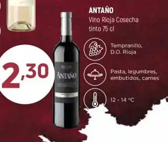 Coviran ANTAÑO Vino Rioja Cosecha tinto 75 cl oferta