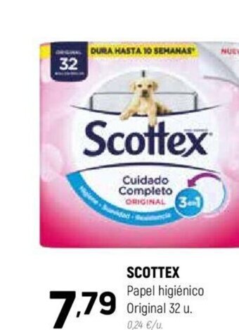 Coviran SCOTTEX Papel higiénico Original oferta