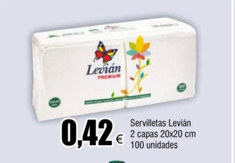 FROIZ Servilletas Levián 2 capas 20x20 cm 100 unidades oferta