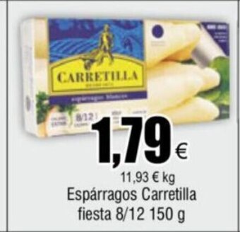 FROIZ Espárragos Carretilla fiesta 8/12 150 g oferta
