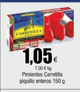 FROIZ Pimientos Carretilla piquillo enteros 150 g oferta