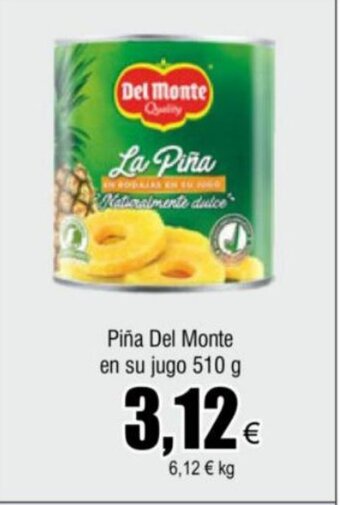 FROIZ Piña Del Monte en su jugo 510 g oferta