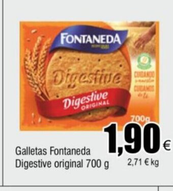 FROIZ Galletas Fontaneda Digestive original 700 g oferta