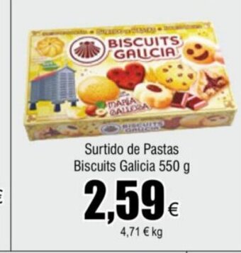 FROIZ Surtido de Pastas Biscuits Galicia 550 g oferta