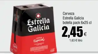 FROIZ Cerveza Estrella Galicia botella pack 6x25 cl oferta