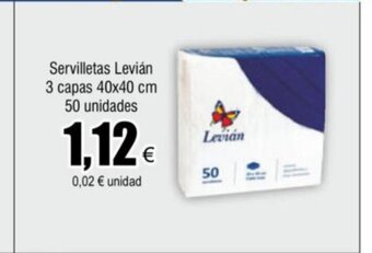 FROIZ Servilletas Levián 3 capas 40x40 cm 50 unidades oferta